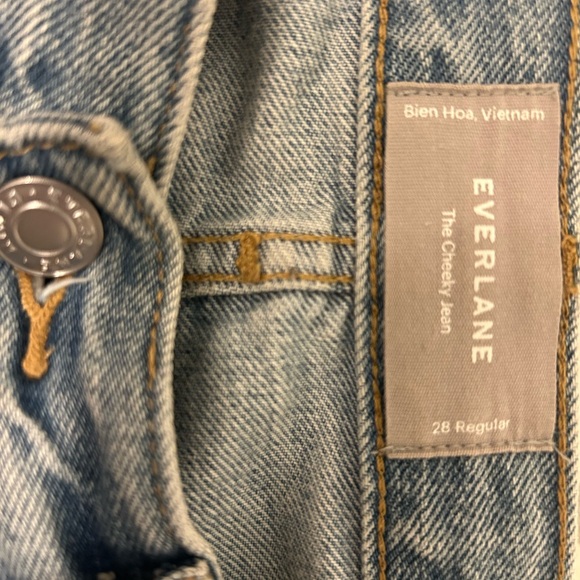 Everlane vintage wash straight jeans sz 28 - Picture 4 of 8